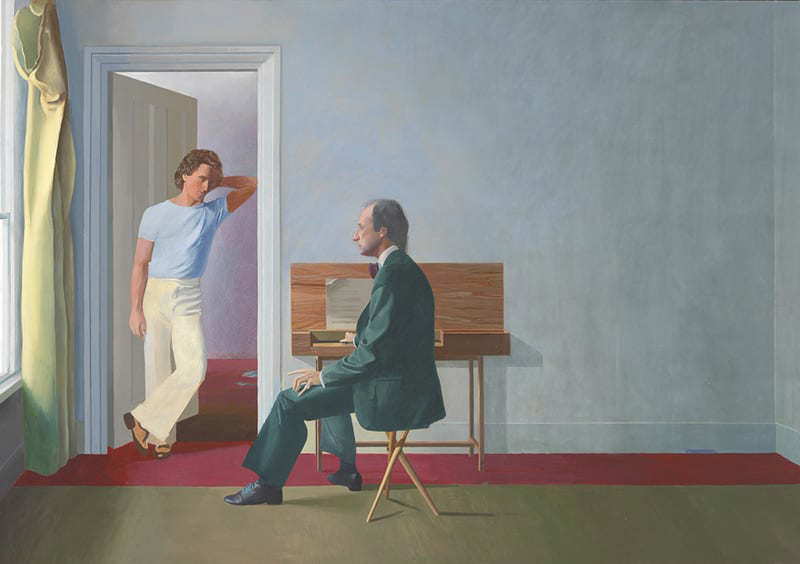 George Lawon and Wayne Sleep, 1972-5 (Tate, © David Hockney)