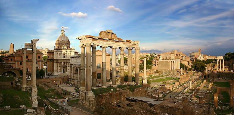 The remains of the Roman forum, two thousand years after their renovation by Augustus. via SSQQ