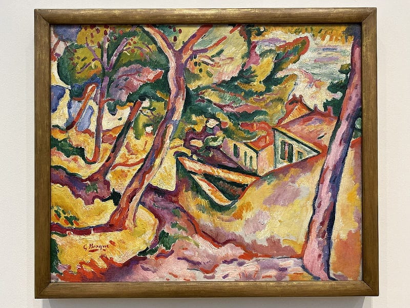 Georges Braque, Landscape at L’Estaque, 1906, oil on canvas, Art Institute of Chicago.