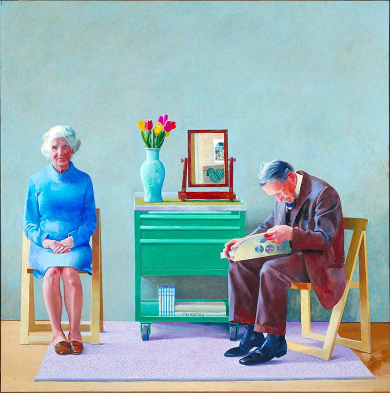 My Parents, 1977 (Tate, © David Hockney)