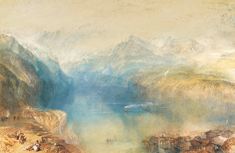The Lake Of Lucerne From Brunnen (1842), by Joseph Mallord William Turner, R.A.