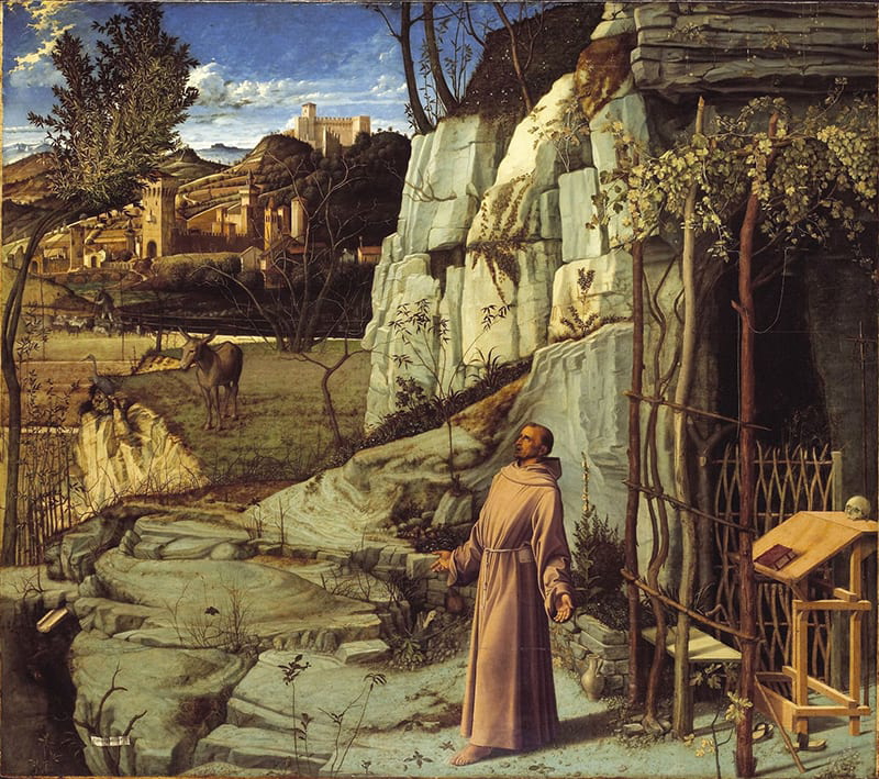 St. Francis in Ecstacy by Giovanni Bellini, 1480