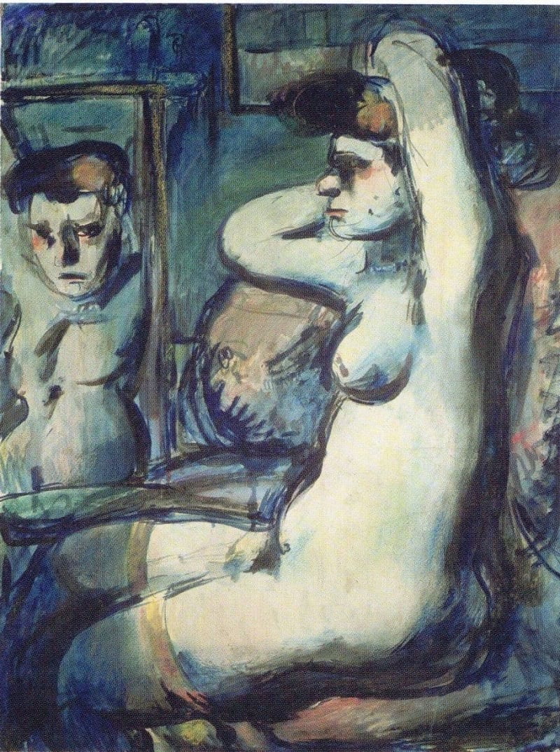 Prostitute before Her Mirror, 1906 