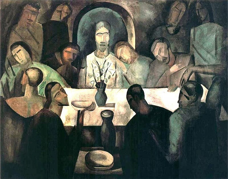 Andre Derrain, The Last Supper, 1911, oil on canvas, 227 x 288 cm, Art Institute of Chicago
