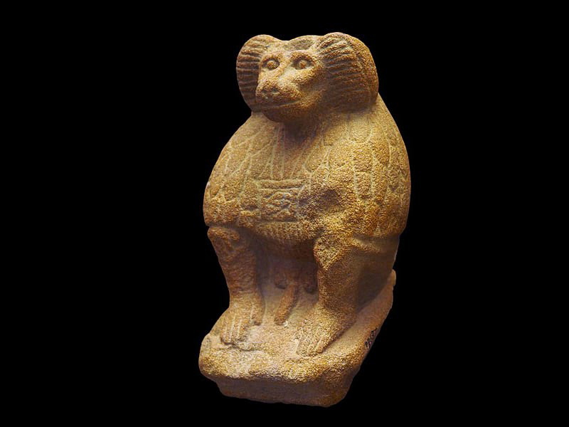 Statue of Thoth as a baboon.