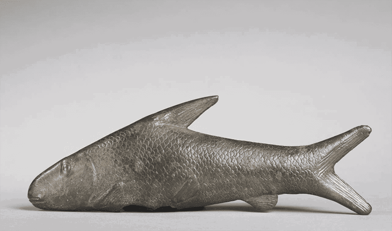 Bronze figurine of fish.