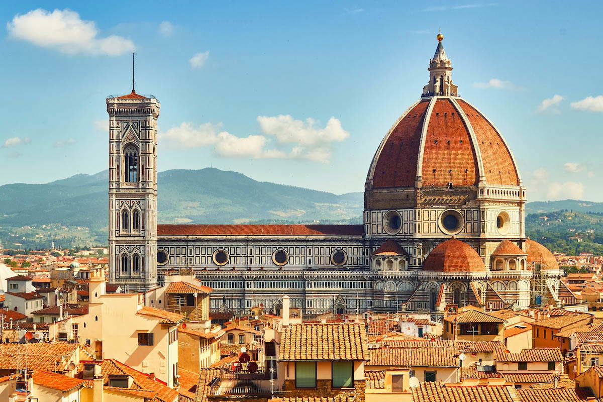 Filippo Brunelleschi architect, Duomo Dome of Florence, Italy, Santa Maria