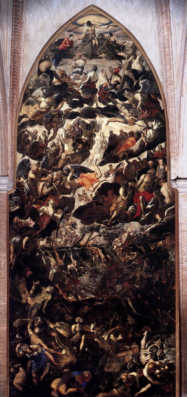 The Last Judgement, Tintoretto, 1562, via Wikiart