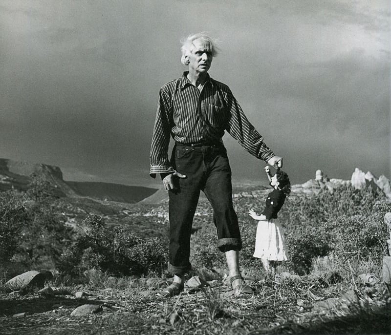 Dorothea Tanning and Max Ernst in Arizona, photographed by Lee Miller, 1946