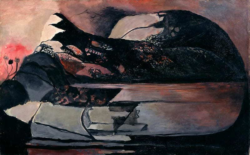 Black Landscape, Oil on canvas, 1939-40