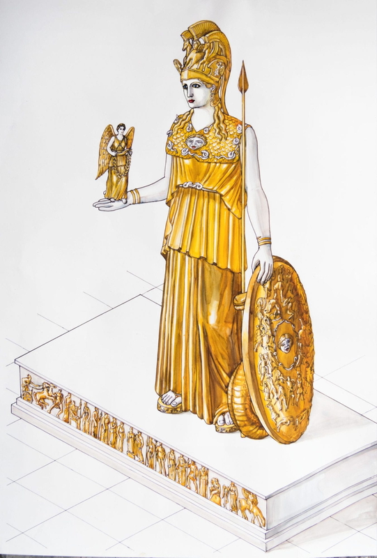 statue of athena parthenos