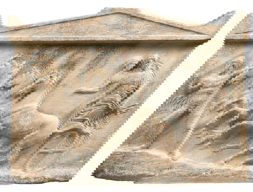  Nymphs abduction, Relief, Echelos and Basile, Amphiglyhpon, Museum