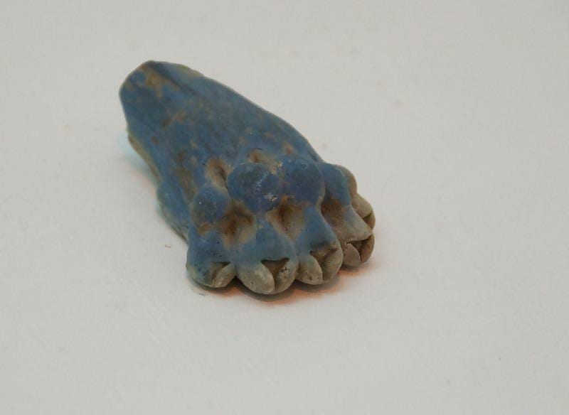 Lion's paw with blue coloring - Persepolis Museum