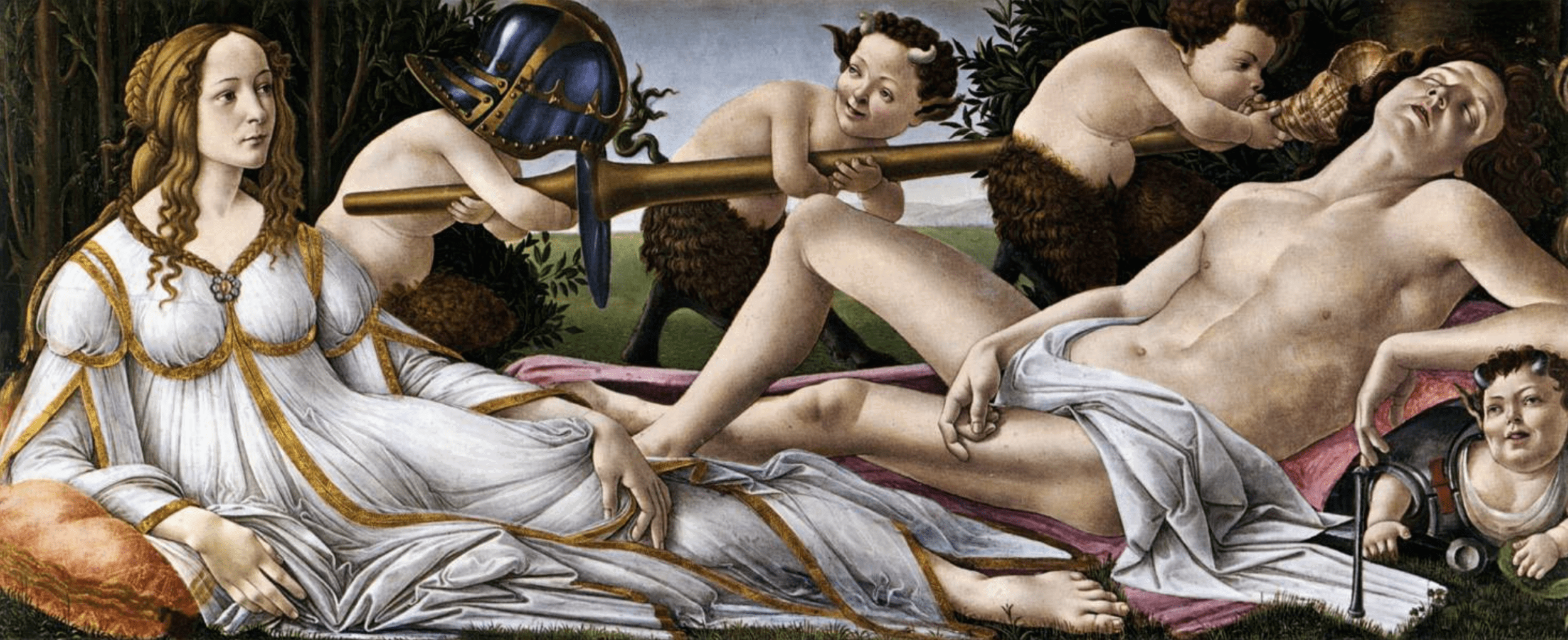 Venus and Mars, via Wikiart.
