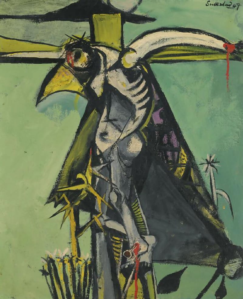 £713,250 for the Crucifixion, 1946-7, a small oil study for the larger, famous commission, sold at Sotheby’s in London in 2011.