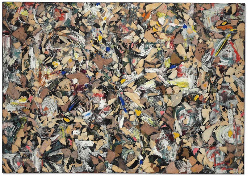 Shattered Light, 1954, oil on canvas, an early example of Krasner’s trademark “all-over” designs, hit $5.5 million at Christie’s in New York in November 2017.