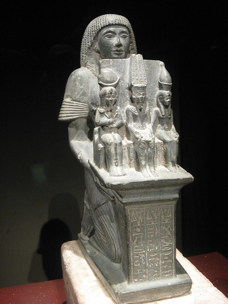 Ramessesnakht with the Theban Triad