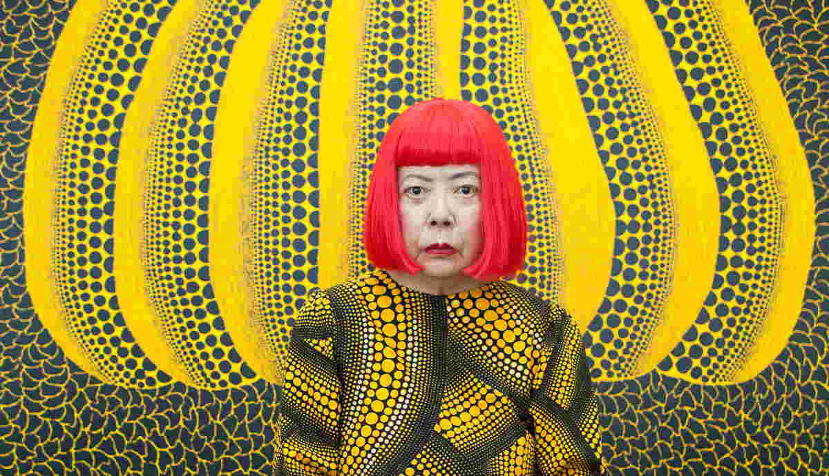 Photo of Yayoi Kusama by Noriko Takasugi, Japan