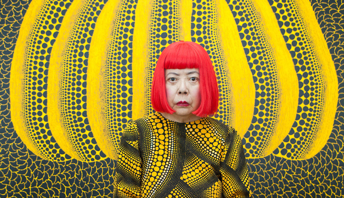 Photo of Yayoi Kusama by Noriko Takasugi, Japan