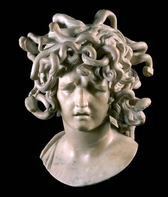 Bust of Medusa by Giovanni Lorenzo Bernini