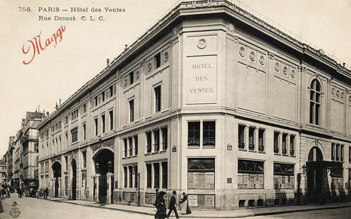 The iconic venue Hôtel Drouot, auction house (maison des ventes) Paris.