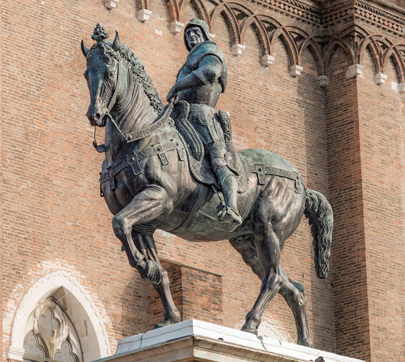 Bartolomeo Colleoni, Verrocchio, 1483, via Wikiart