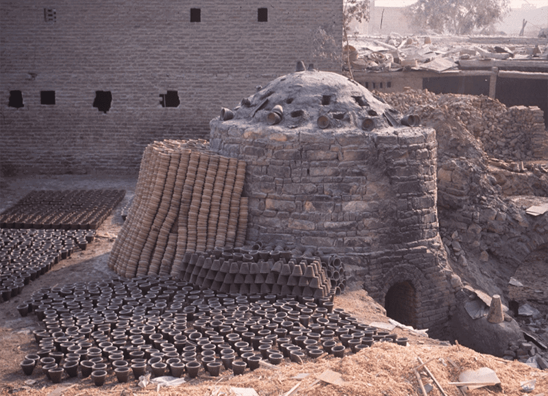 Modern pottery kiln at Cairo’s Fustat