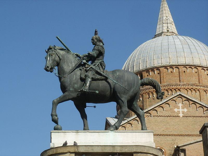 Equestrian Statue of Gattamelata by Donatello, Piazza del Santo, Padua, Italy