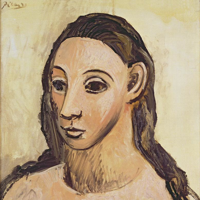 Seized painting “Head of a Young Woman” by Pablo Picasso. Source: French Customs Office