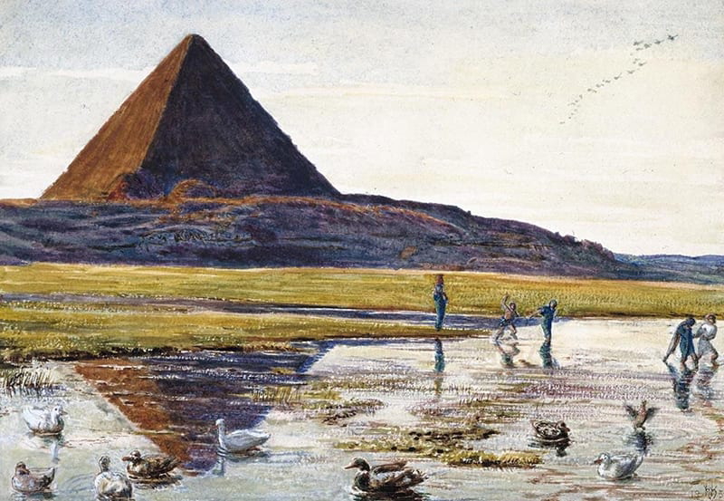 The Great Pyramid, 1854, sold at Sotheby’s London in 2005 for £27,600.