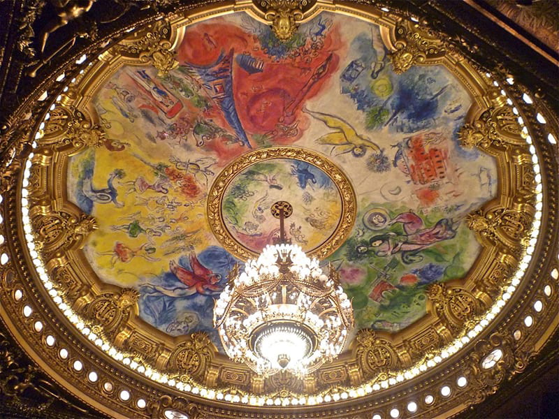 Paris Opera Ceiling, 1964