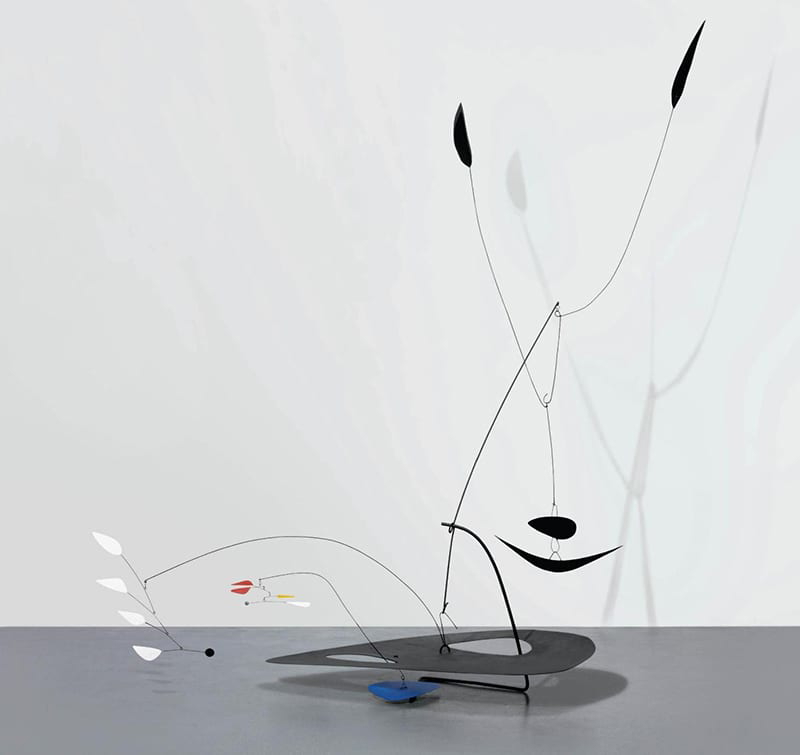 Alexander Calder, Lily of Force, 1945, sold at Christie’s New York in 2012 for $18,562,500.