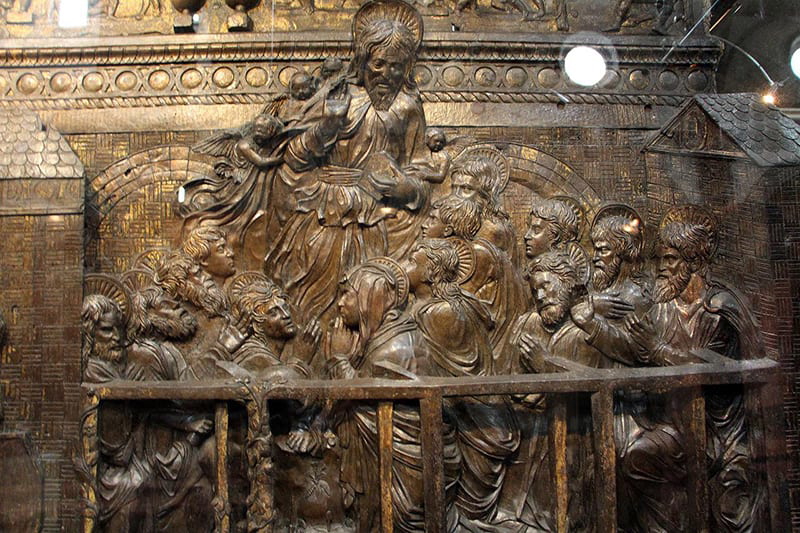 Pulpit of the Passion by Donatello, San Lorenzo, Florence, Italy