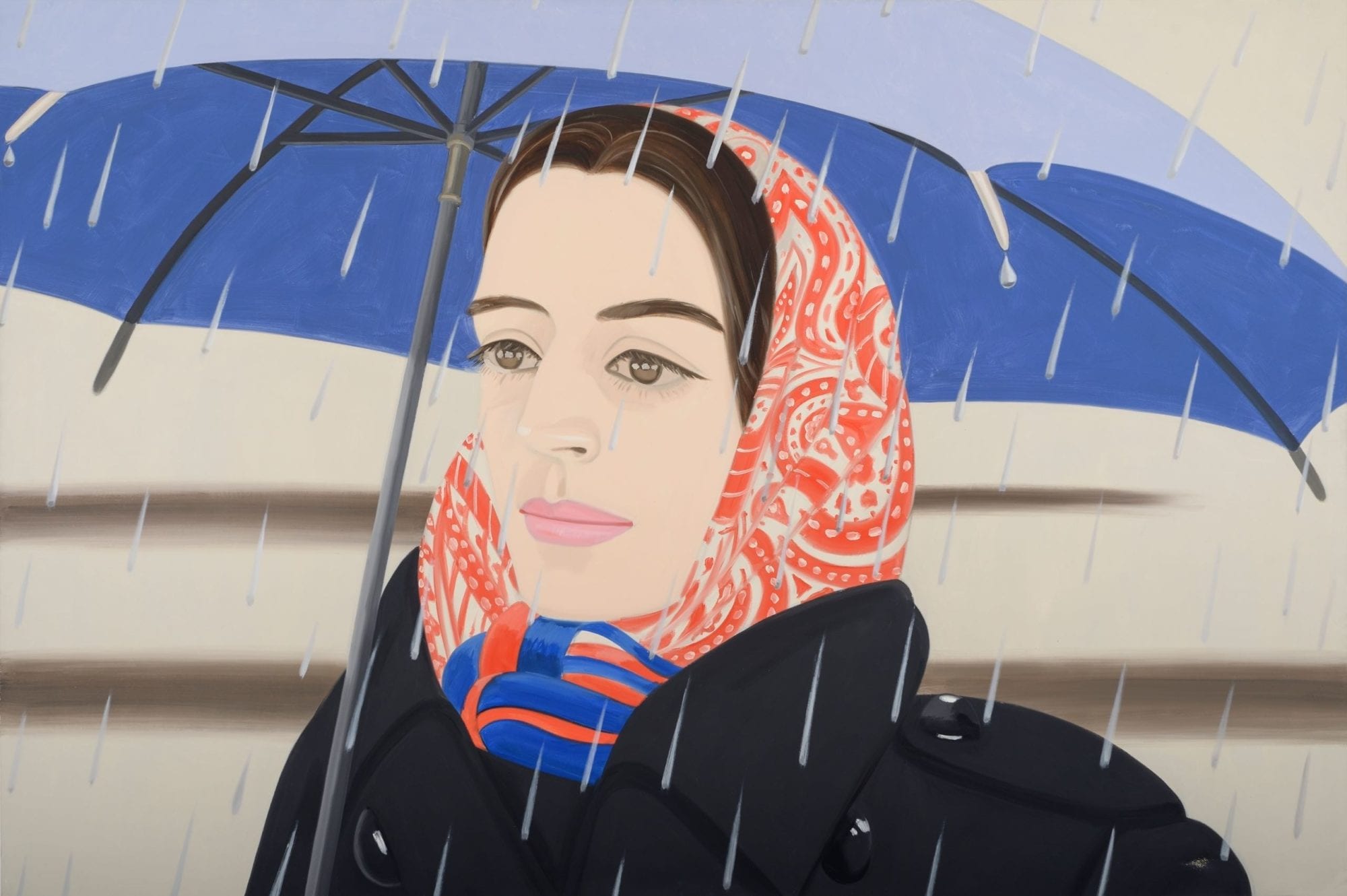 Blue Umbrella, Alex Katz 1972
