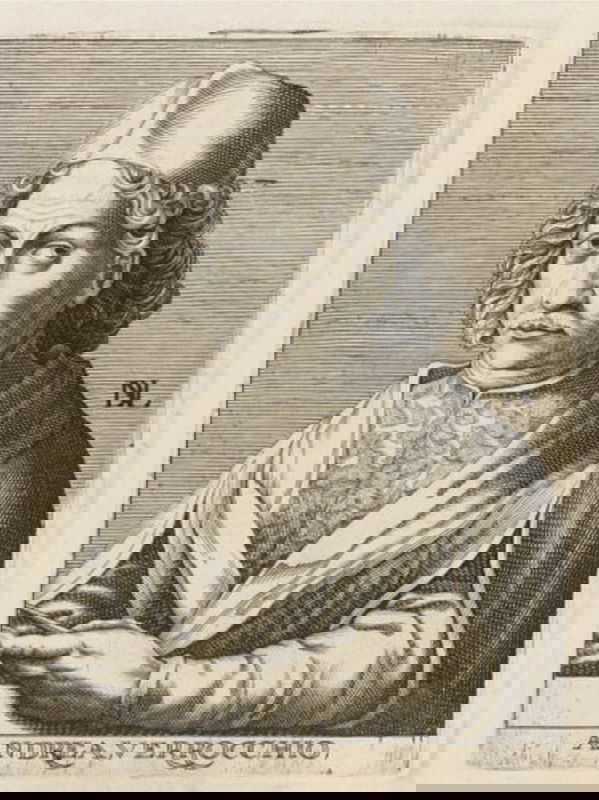 Verrocchio, Larmessin, 1695, via Wikipedia