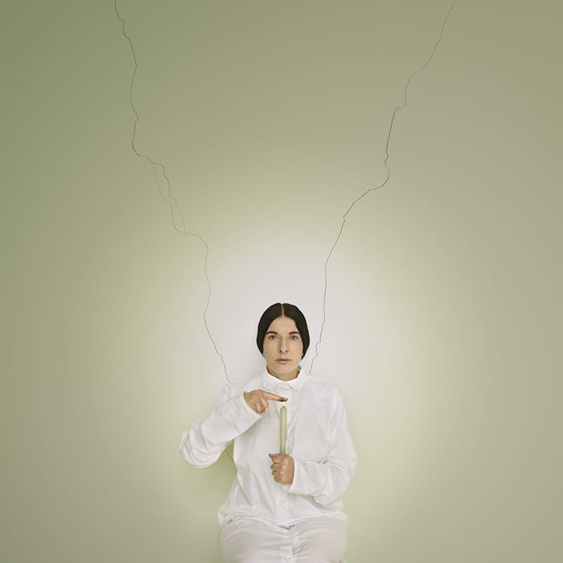 Artist Portrait with a Candle C, Marina Abramovic 2013 
