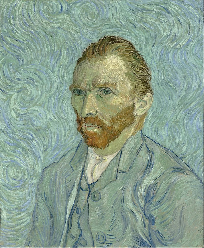 Self-Portrait, Van Gogh, September 1889, Saint-Remy