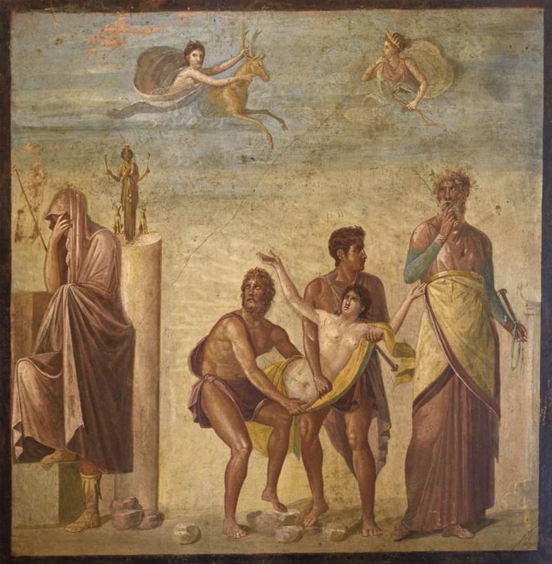‘The Sacrifice of Iphigenia’ from the House of the Tragic Poet, via Arthive