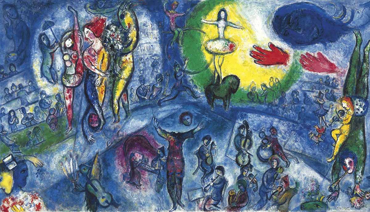 Marc Chagall, big-circus (le grand cirque), 1956