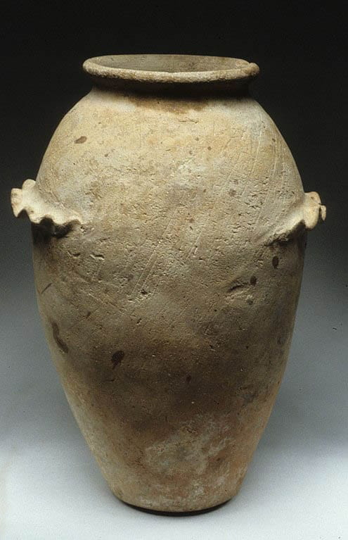 Pre-dynastic wavy handled pot