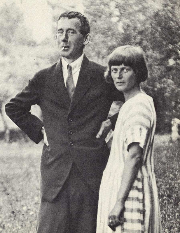 Hugo Ball and Emmy Hennings, 1918, photograph