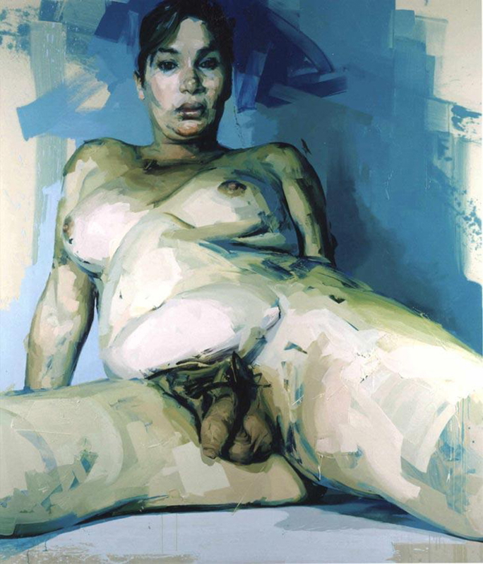 Passage, Jenny Saville, (b. 1970), executed in 2004, via Saatchi Gallery, UK
