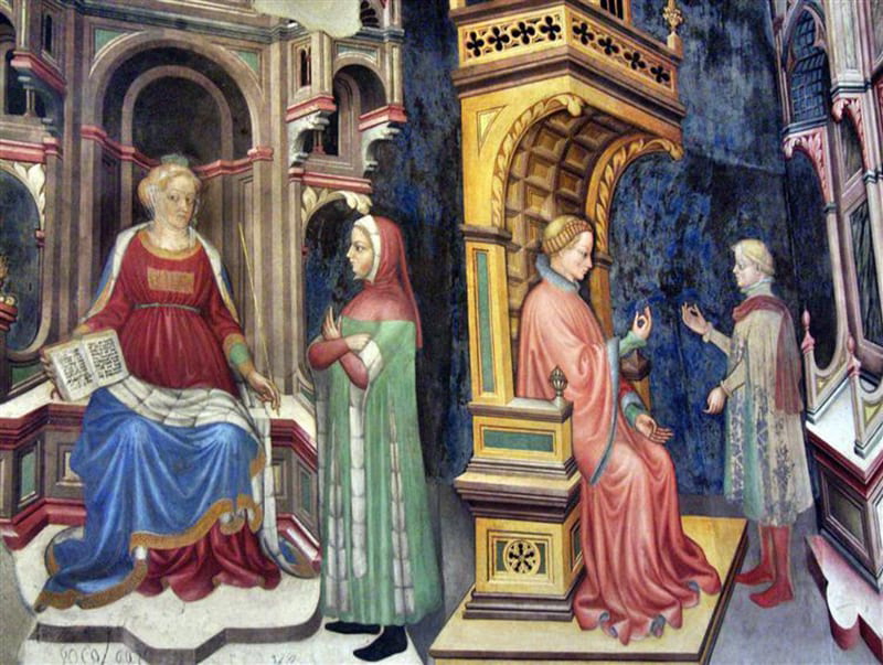 Philosophy and Grammar by Italian painter Gentile da Fabriano