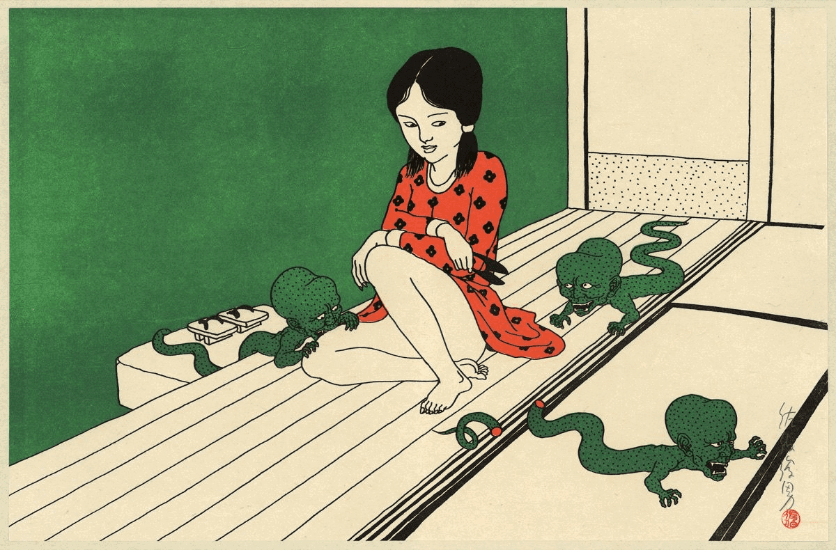 The Macabre Porn Art by Toshio Saeki