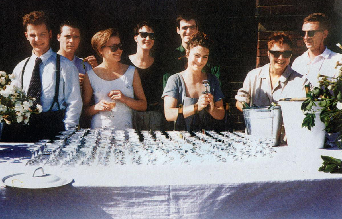 Freeze exhibition opening in 1988