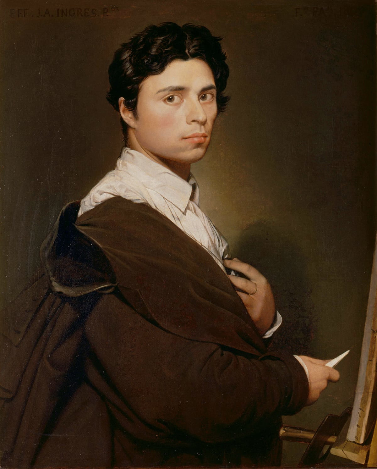 Self-Portrait, Ingres, 1804, via Wikipedia