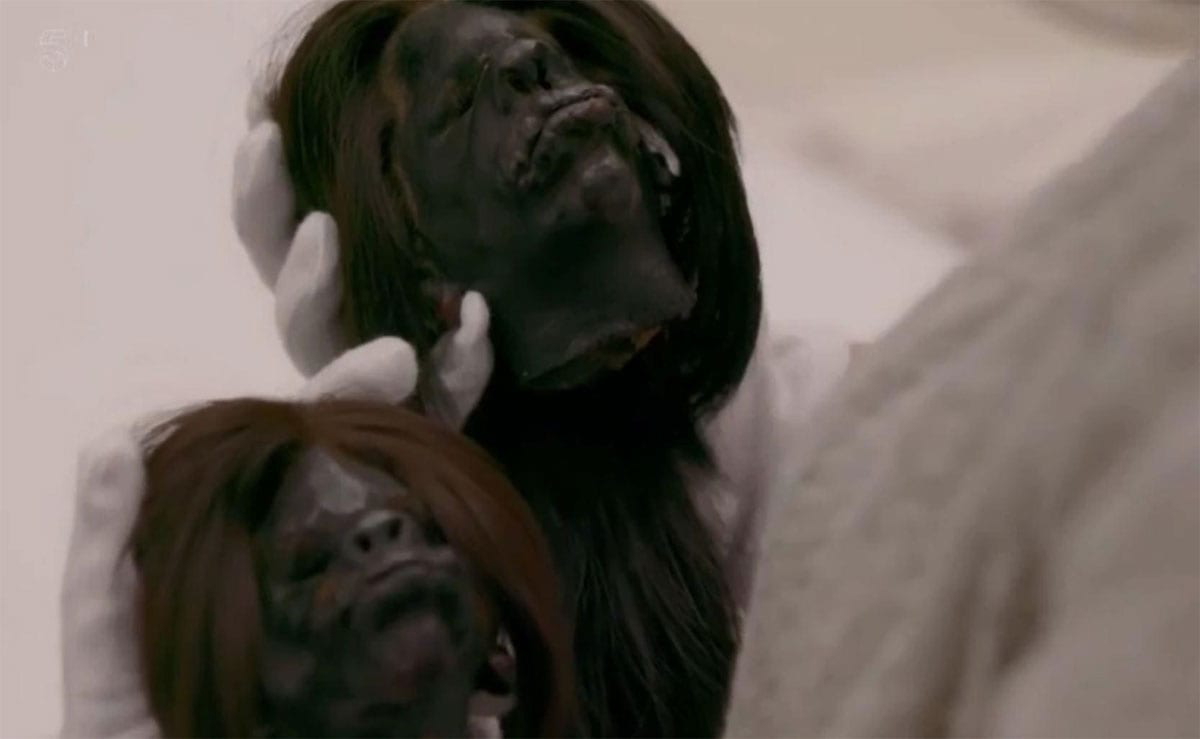 A DNA test is about to be applied on two shrunken heads, via The Irish Sun, 2019.