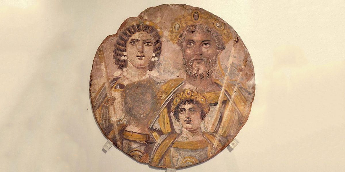 An example of damnatio memoriae, 3rd century CE, via Khan Academy