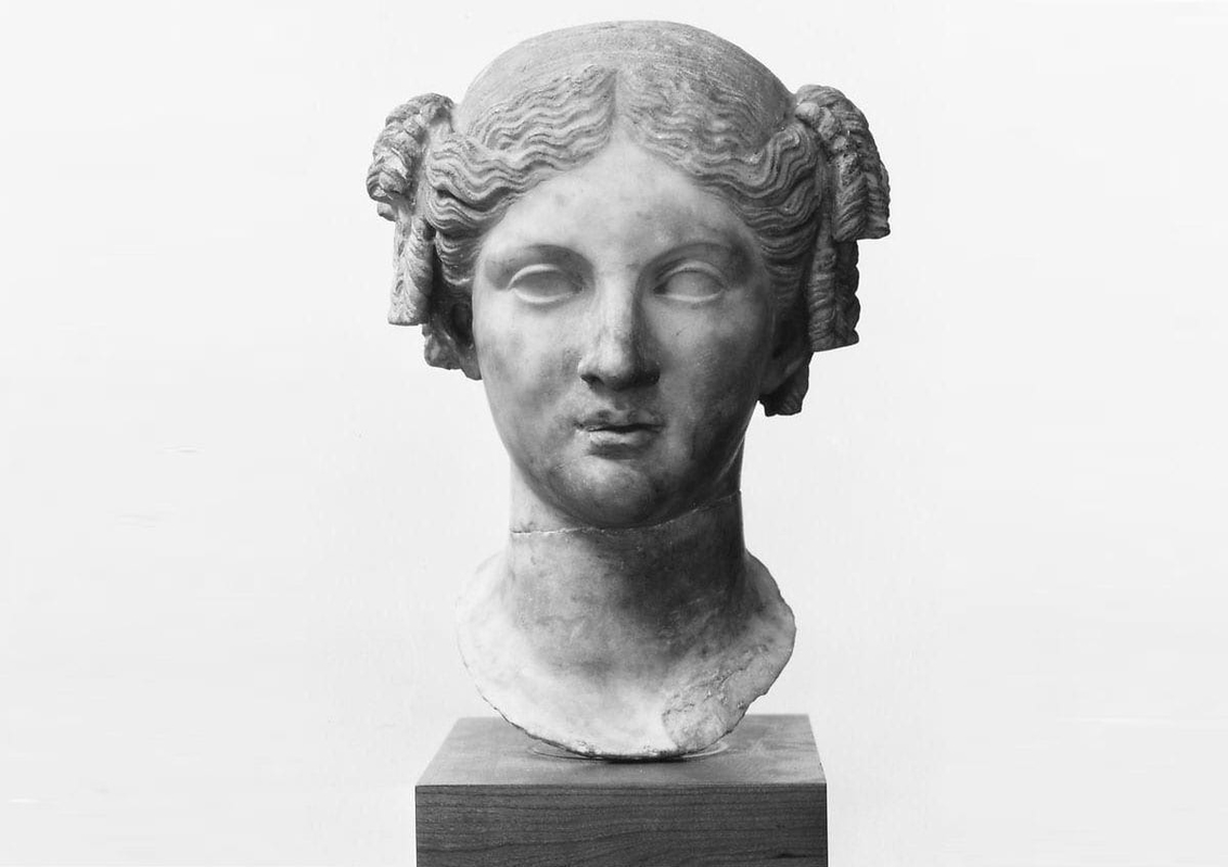 Roman copy of a Hellenistic statue, 2nd/3rd century BC, via The Met Museum.