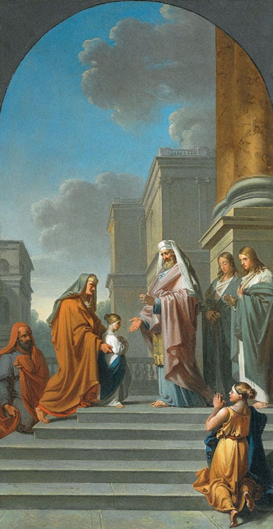 Présentation de la Vierge au Temple, Roques, 1821, via Wikimedia 